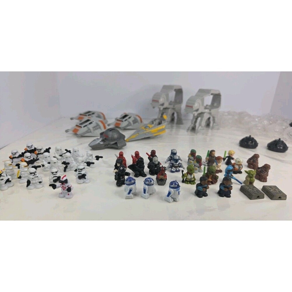 Hasbro Star Wars Fighter Pods Action Figurines With Accessories (72 Pc) EUC